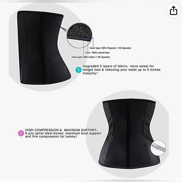 NWOT Waist training corset - Picture 4 of 7